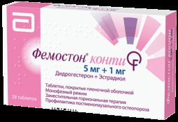 Фемостон конти 5мг+1мг таб. п.п.о. №28