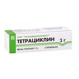 Тетрациклин мазь глазн. 1% 3г №1