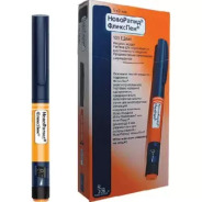 НовоРапид ФлексПен р-р в/в и п/к картридж+шприц-ручка 100ЕД/мл 3мл №5