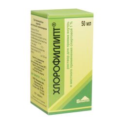 Хлорофиллипт р-р спирт 1% 50мл №1