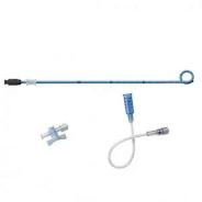Катетер ЧПНС J тип однопетлевой 14Fr 30см стилет, коннектор-переходник Луэра, запир.краник, трубка д/мочеприемника, мат-л Vortek RCJ114