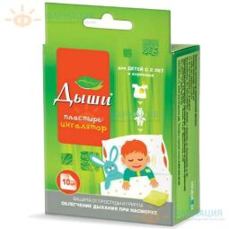 Дыши пластырь-ингалятор медицинский 6х5см N10