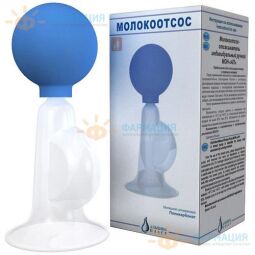 Молокоотсос ручной Мон Ап с пластиковым резервуаром