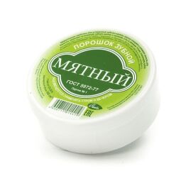 Зубной порошок мятный 140г  (банка)