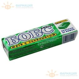Леденцы Бобс мята с эвкалиптом с вит С №10 35г