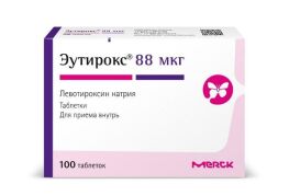Эутирокс таб. 88мкг №100