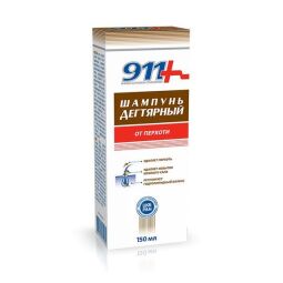 911 шампунь дегтярный при себорее-псориазе-перхоти 150мл