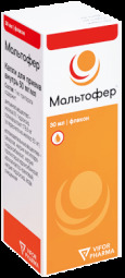 Мальтофер капли внутр. 50мг/мл 30мл №1