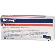 Конкор таб. п.п.о.10мг №30
