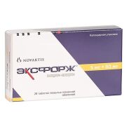 Эксфорж таб. п.п.о. 5мг+160мг №.28