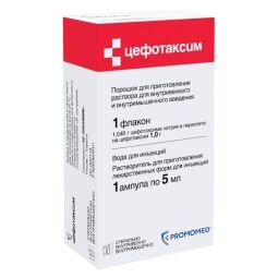 Цефотаксим пор.в/в и в/м 1г №1
