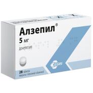 Алзепил таб. п.п.о 5мг №28