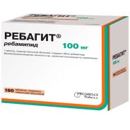 Ребагит таб. п.п.о. 100мг №180